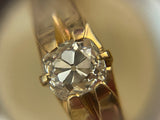 Antique 1.15ct Old Cut Diamond Ring