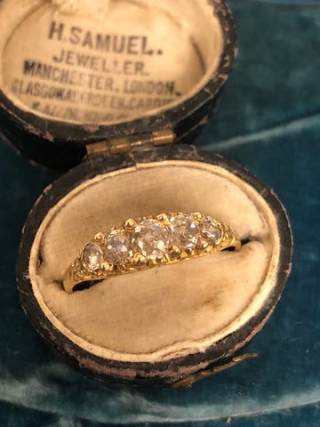 Edwardian 18ct Gold Diamond Ring