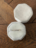 18ct Gold and Platinum 5 Stone Diamond Bezel Set Ring