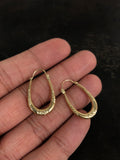 Vintage Gold Creole Earrings