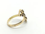 Antique French 18ct Gold Diamond Ring - Ishy Antiques