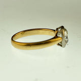 Reserved 1.50ct Old cut Cushion Diamond Ring