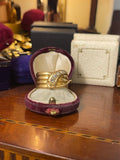 Private Sale A. Antique 18ct Gold Diamond Snake Ring
