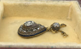 18th Century Rose Cut Diamond Drop
