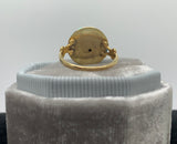 15ct Victorian Turquoise Button Ring