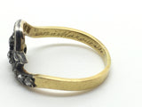 Old Cut Diamond Flower Ring Circa 1870 - Ishy Antiques