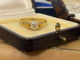 Antique 1.15ct Old Cut Diamond Ring