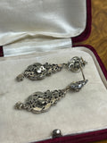 reserved Late Georgian Diamond Earrings