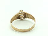 18ct Gold Dutch Rose Cut Diamond Ring Circa 1900 - Ishy Antiques