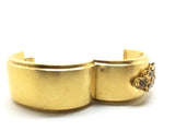 Austrian Victorian Gold, Pearl and Citrine Bangle - Ishy Antiques