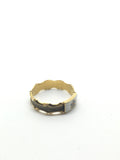 Victorian White Enamel Mourning Ring - Ishy Antiques