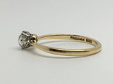 0.40ct 18ct & Platinum Old Cut Diamond Ring - Ishy Antiques