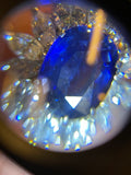 Private Sale Vintage 18ct Gold Diamond and Sapphire Ring
