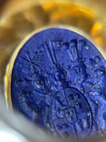 Reserved 14ct 20th Century Modernist Lapis Lazuli Intaglio Ring