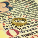 Antique Gold Decorated Ring - Ishy Antiques