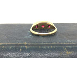 Edwardian Garnet and Diamond Ring - Ishy Antiques