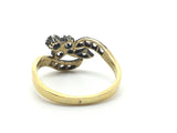 Old Cut Diamond Flower Ring Circa 1870 - Ishy Antiques