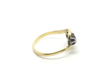 18ct Gold French Diamond Ring Circa 1900 - Ishy Antiques