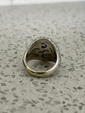 Diamond Pave Signet Ring