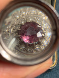 Reserved! 18ct and Platinum Pink Spinel and Diamond Ring