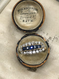 Edwardian 18ct Gold Sapphire and Diamond Ring