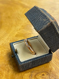 Russian 14ct Gold 5 Diamond Set Band