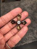 Georgian Paste Cross in Gold