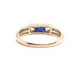 18ct Gold Diamond and Sapphire Ring - Ishy Antiques