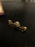 Edwardian Opal And Diamond Bar Brooch