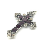 Georgian Garnet & Paste Cross Pendant - Ishy Antiques