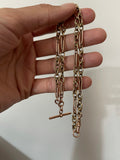 9ct Rose Gold Albert Chain