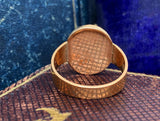 Roman Clasped Hands Fede Gold Ring