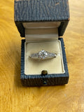1.07ct Old Cut Solitaire Diamond Ring