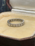 Platinum Art Deco Diamond Eternity Ring