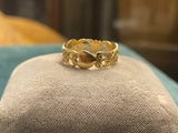 9ct Gold Heart Band