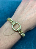 18ct Yellow Gold Curb Link Bracelet