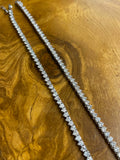 15.60ct Modern Brilliant Cut Diamond Rivière Necklace