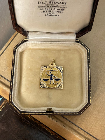 18ct Libra Charm