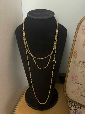 15ct Antique Long 157.5cm Chain