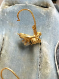 Antique old cut diamond earrings c.1900