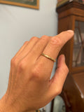 14ct Gold Floral Engraved Band