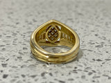 18ct Gold Diamond Navette Ring