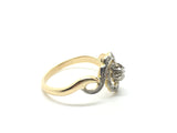 Reserved for L. 18ct & Platinum French Rose Cut Diamond Ring - Ishy Antiques