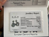 Victorian Old Cut Diamond Stud Earrings