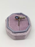 reserved Edwardian 18ct White Gold Sapphire and Diamond ring