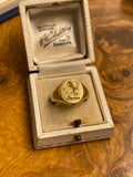 Lion Rampant 18ct Signet ring