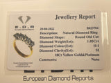 18ct and platinum Old cut Diamond Five Stone Ring