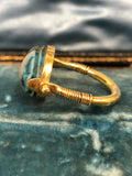 Reserved Victorian 18ct Gold Scarab Swivel Ring