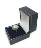 Stunning 1930's Opal and rose cut Diamond Ring - Ishy Antiques