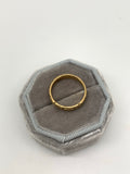 Victorian Engraved Floral 18ct Gold Band